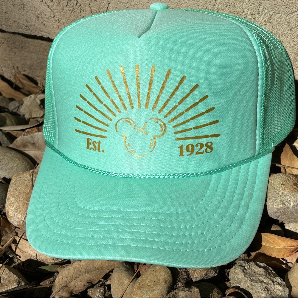 Disney Mint Green Trucker Hat